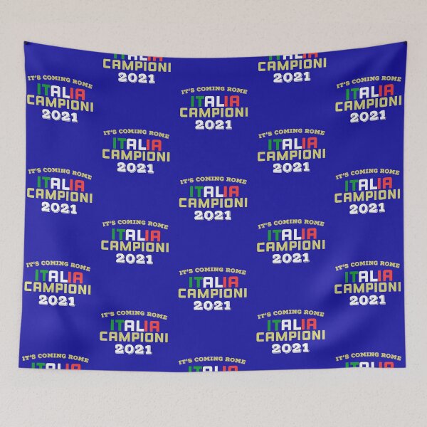 Item preview, Funny It’s coming Rome ITALIA 2021 campioni Champions flag Italy jersey soccer football designed and sold by hasondx.