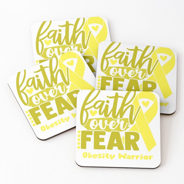 Item preview, Faith Over Fear Obesity Warrior designed and sold by largellie.