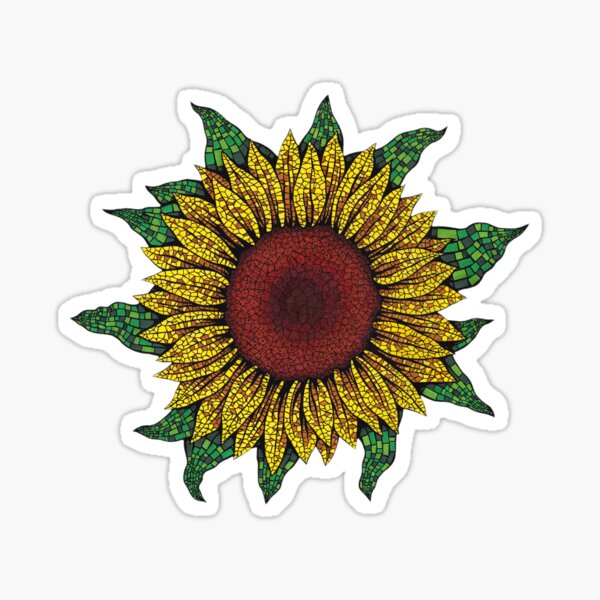 Item preview, Mosaic Sunflower designed and sold by sandersart.