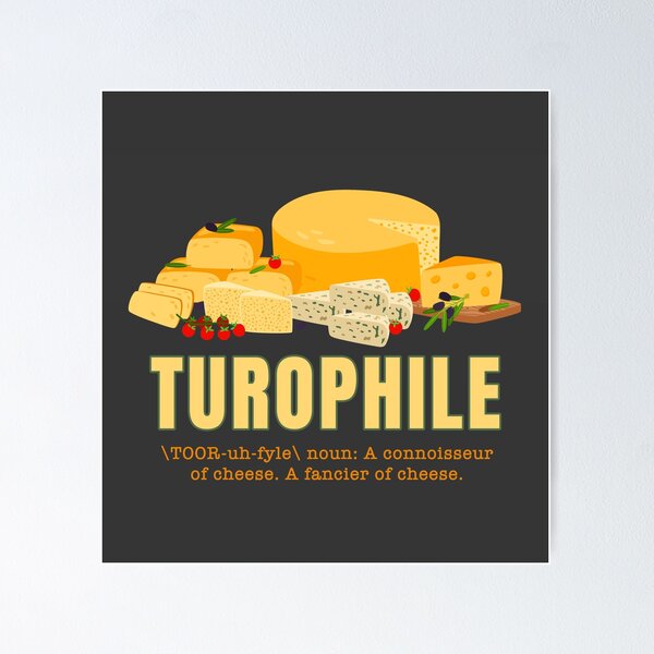 Vista previa del artículo con la obra «Turophile - Para los amantes del queso», diseñado y vendido por Todd Klassy.