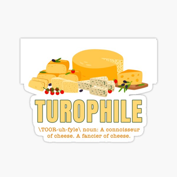 Vista previa del artículo con la obra «Turophile - Para los amantes del queso», diseñado y vendido por Todd Klassy.