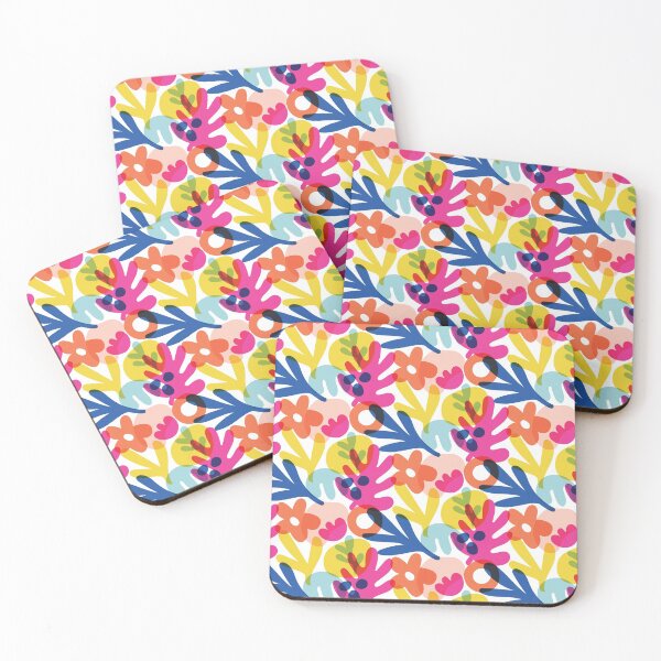 Item preview, Colourful leaves and flower pattern in transparent background designed and sold by smartcircle.