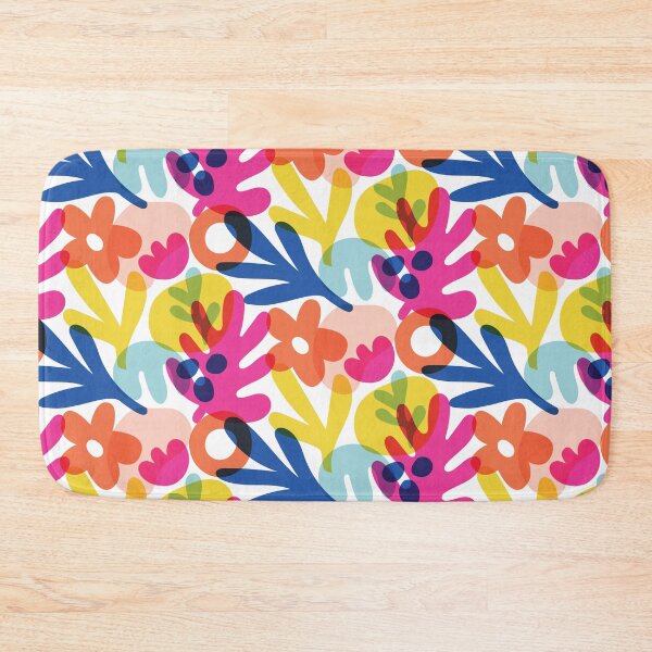 Item preview, Colourful leaves and flower pattern in transparent background designed and sold by smartcircle.