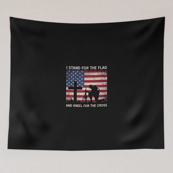 Item preview, I Stand For The Flag And Kneel For The Cross Gift designed and sold by beckergree.