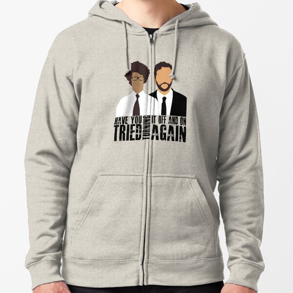 IT Crowd Zipped Hoodie