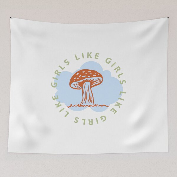 Item preview, "girls like girls" mushroom designed and sold by shelbydi.