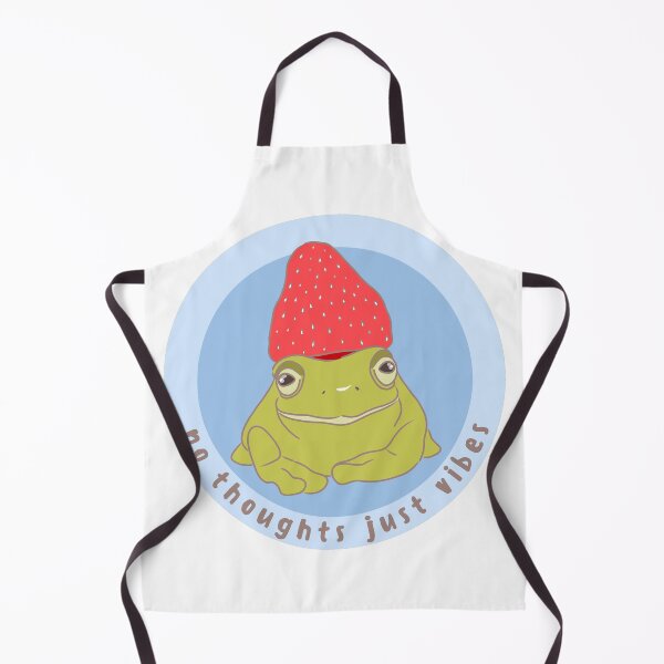 Item preview, no thoughts just vibes frog designed and sold by Pauli-.