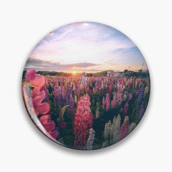Item preview, Beautiful sunset view pin buttons designed and sold by FATEMA10.