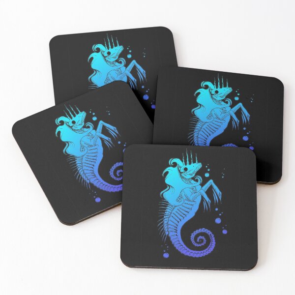 Item preview, SeaHORSE - blue designed and sold by Katie Beardmore.