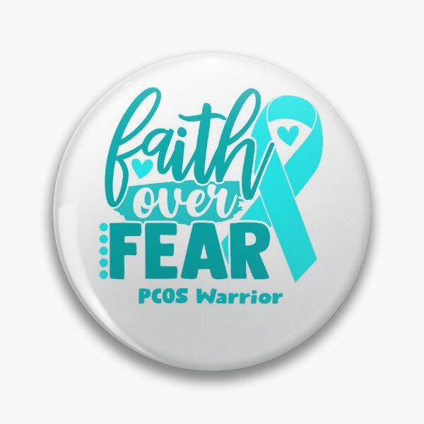 Item preview, Faith Over Fear PCOS Warrior designed and sold by largellie.