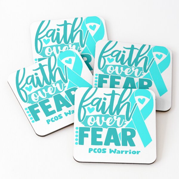 Item preview, Faith Over Fear PCOS Warrior designed and sold by largellie.