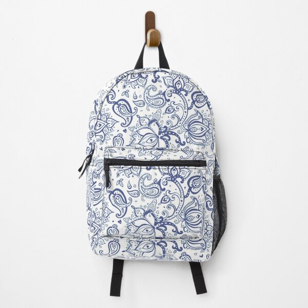 Item preview, Blue Paisley Pattern, Blue Paisley floral seamless Pattern, Blue Paisley designed and sold by graphic-genie.