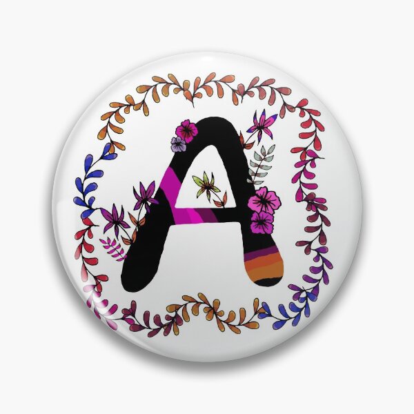 Item preview, Colorful botanical letter A designed and sold by hvasilevshop.