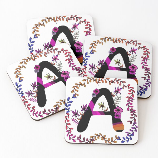 Item preview, Colorful botanical letter A designed and sold by hvasilevshop.