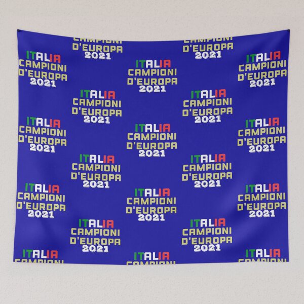 Item preview, ITALIA 2021 campioni d'europa Champions flag Italy jersey soccer football designed and sold by hasondx.