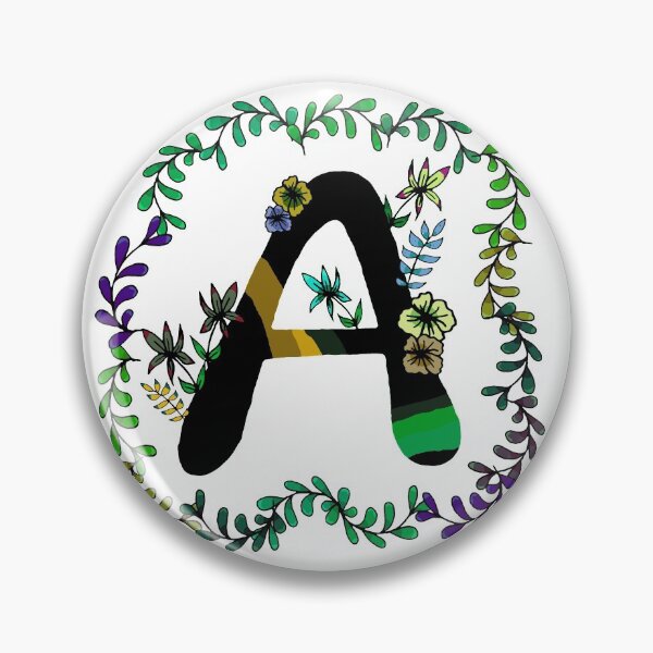 Item preview, Colorful floral letter A designed and sold by hvasilevshop.