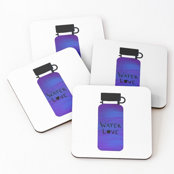 Item preview, Water Love Water Bottle designed and sold by JenSketchesIt.