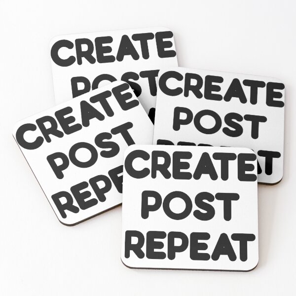 Item preview, Create Post Repeat designed and sold by KBCShop.