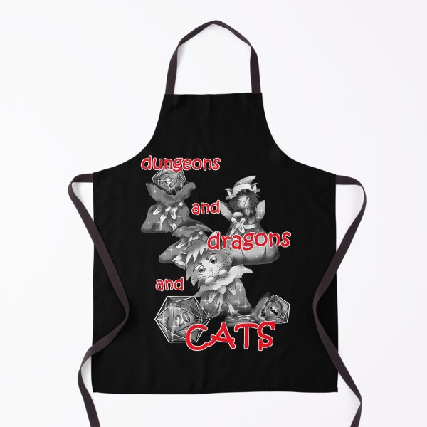 Item preview, Dungeons and dragons cute kittens with D20 dice designed and sold by CuisineCat.