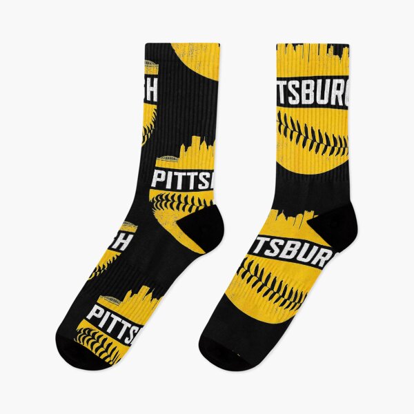 Item preview, Pittsburgh Baseball Cityscape Distressed Novelty Pirate Gift  designed and sold by Volemacadamia.