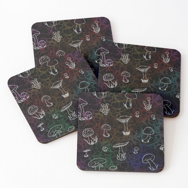 Item preview, Mushrooms - Multicolor Background designed and sold by Blenderbeetle.