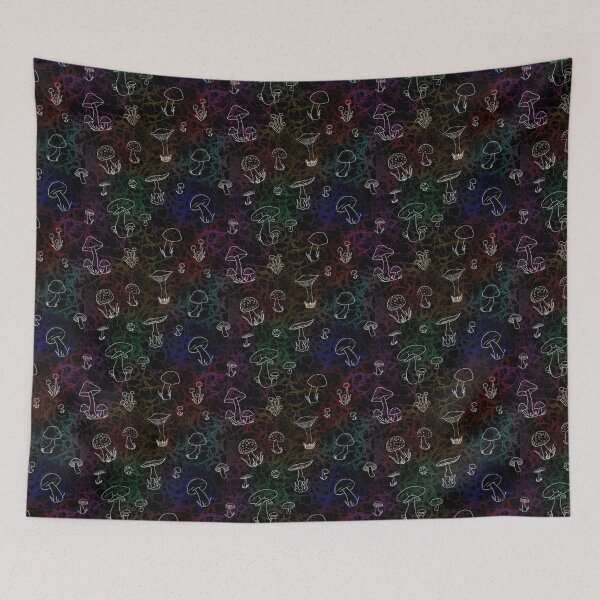 Item preview, Mushrooms - Multicolor Background designed and sold by Blenderbeetle.