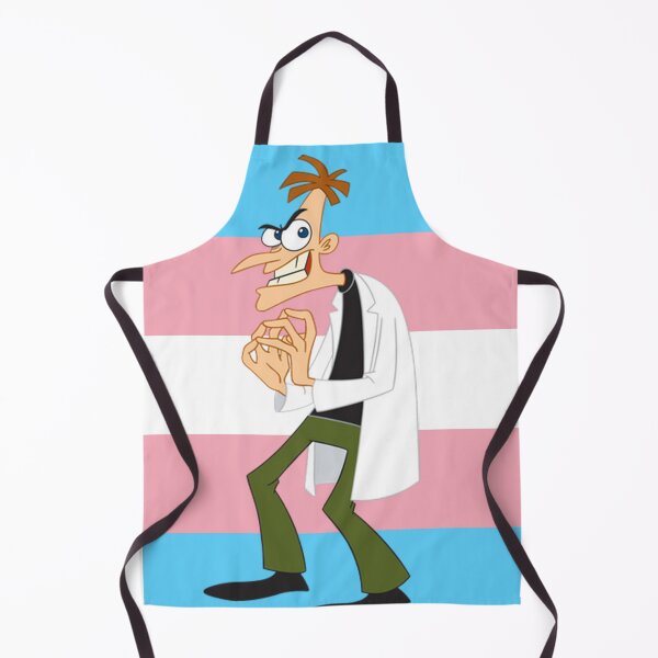 Item preview, Trans Pride Professor Doofenshmirtz designed and sold by Friend of Frogs.