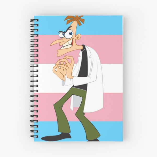 Item preview, Trans Pride Professor Doofenshmirtz designed and sold by Friend of Frogs.