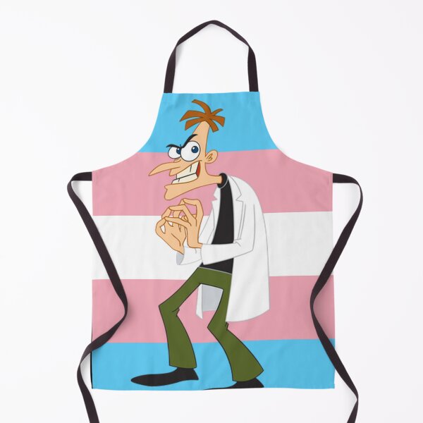 Item preview, Trans Pride Professor Doofenshmirtz designed and sold by Friend of Frogs.
