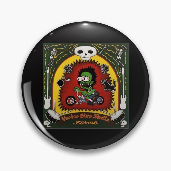 Item preview, Voo Doo Ska Punk, Glow Skull American  Skapunk designed and sold by PaulaWhized.