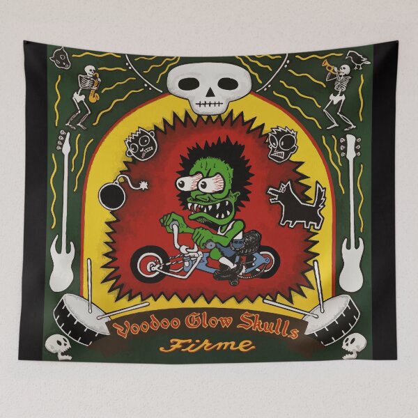 Item preview, Voo Doo Ska Punk, Glow Skull American  Skapunk designed and sold by PaulaWhized.
