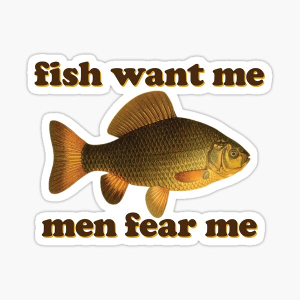 Item preview, fish want me men fear me designed and sold by quinnwolf.
