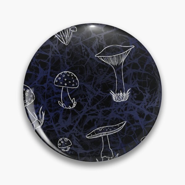 Item preview, Mushrooms - Blue Background designed and sold by Blenderbeetle.