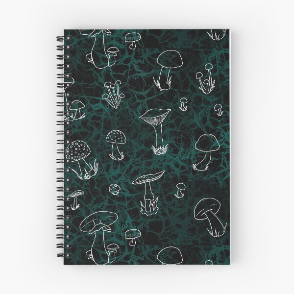 Item preview, Mushrooms - Light Blue Background designed and sold by Blenderbeetle.