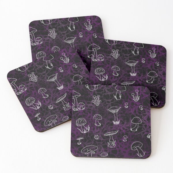 Item preview, Mushrooms - Light Purple Background designed and sold by Blenderbeetle.