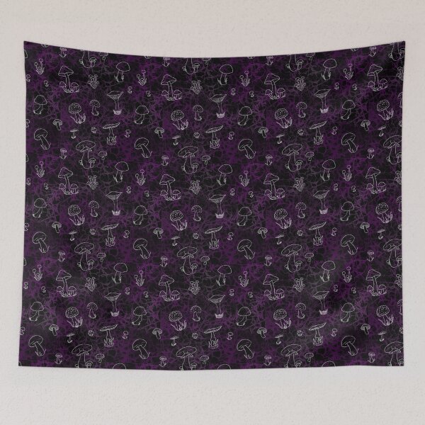 Item preview, Mushrooms - Light Purple Background designed and sold by Blenderbeetle.