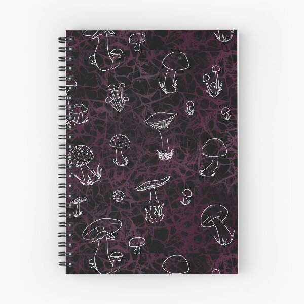 Item preview, Mushrooms - Lighter Purple Background designed and sold by Blenderbeetle.