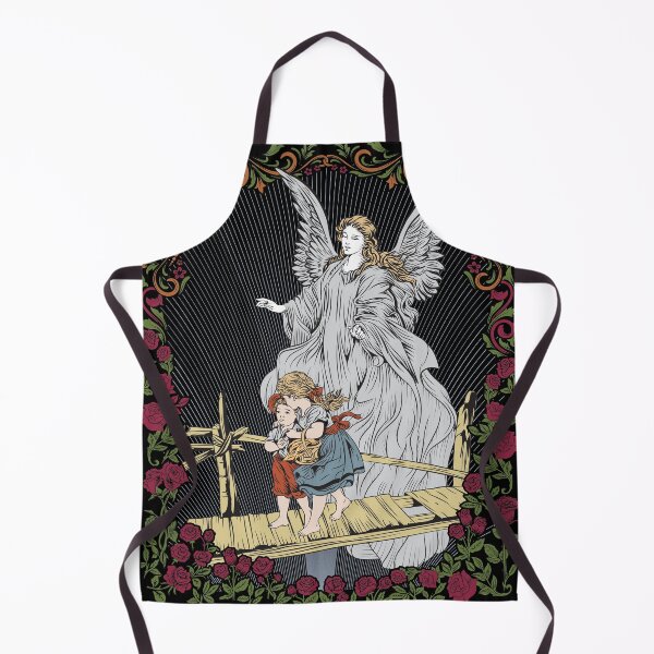 Item preview, Angel Guarding Children Crossing the Bridge designed and sold by javaneka.