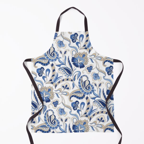 Item preview, Blue Paisley Pattern, Blue Paisley floral seamless Pattern, Blue Paisley designed and sold by graphic-genie.