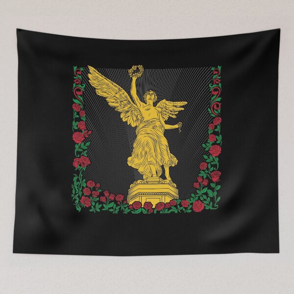 Item preview, Angel of Independence Statue with Rose Ornate Frame designed and sold by javaneka.