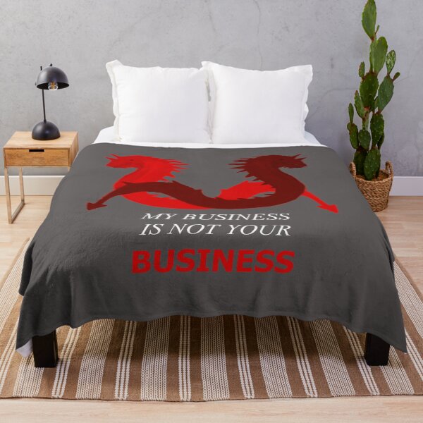 Item preview, My Business Is Not Your Business (Two Red Sea Serpents) N1 designed and sold by SelfUpgrade.