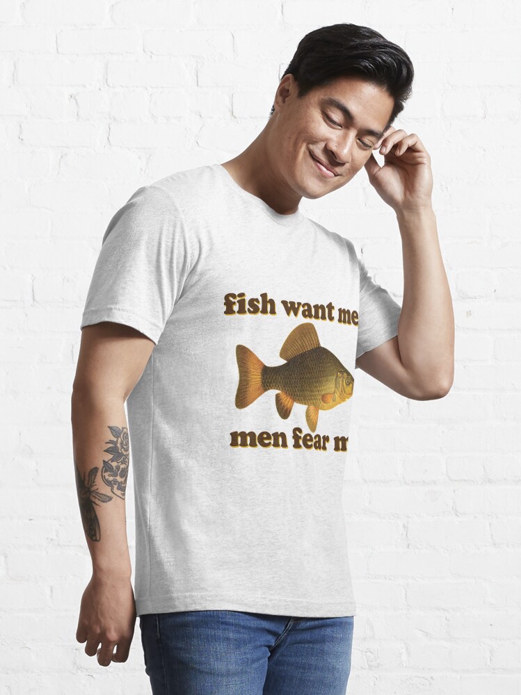 Mens Fish On T-Shirt