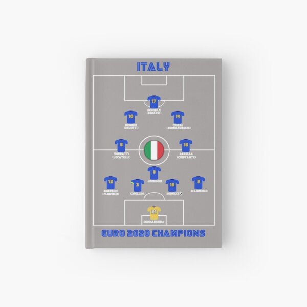 Équipe légendaire d'Italie 2021 - Wear Football / Soccer History (W) Carnet cartonné