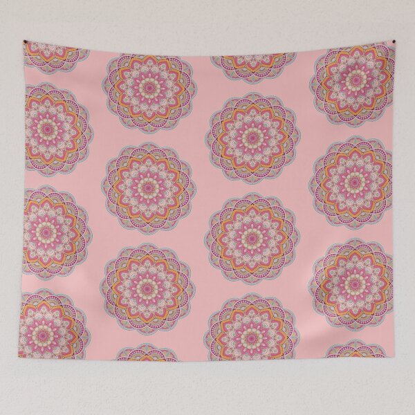 Aperçu de l'œuvre Flux de mandala rose créée et vendue par PiouLifeStyleCo.