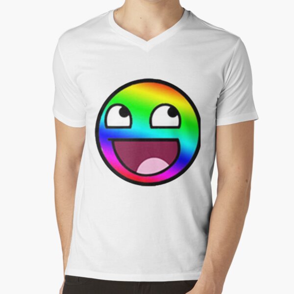 Download and share clipart about Rainbow Epic Smiley Face Roblox - Roblox T  Shirt Epic Face, Find more high quality free tran…
