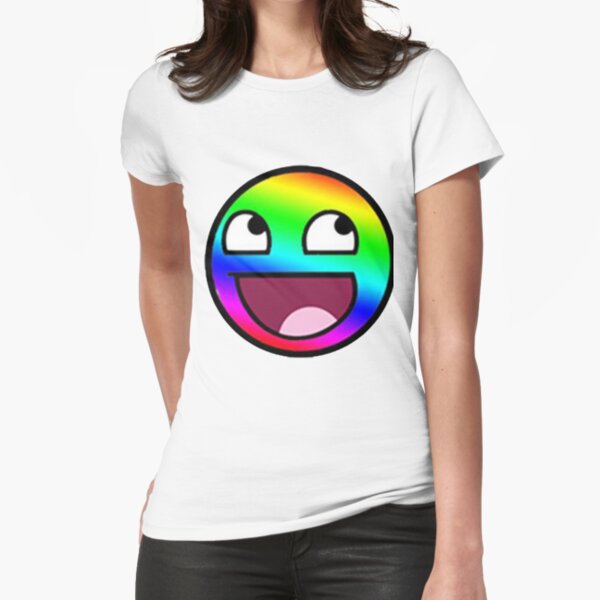 Download and share clipart about Rainbow Epic Smiley Face Roblox - Roblox T  Shirt Epic Face, Find more high quality free tran…