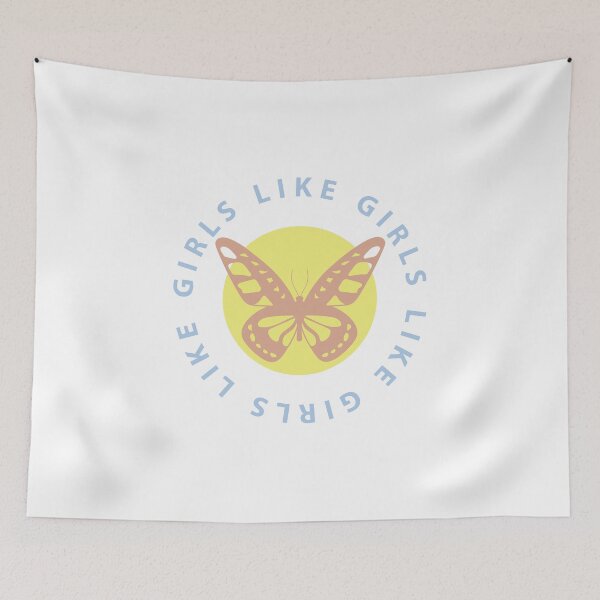 Item preview, "girls like girls" butterfly 2 designed and sold by shelbydi.