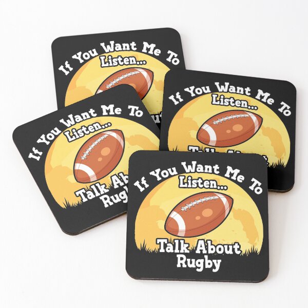 Item preview, If You Want Me To Listen... Talk About Rugby Funny illustration vintage  designed and sold by KO-Design.