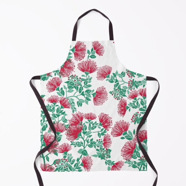 Item preview, Red Hawaii 'Ohi'a Lehua on white designed and sold by Linda Maliuana.