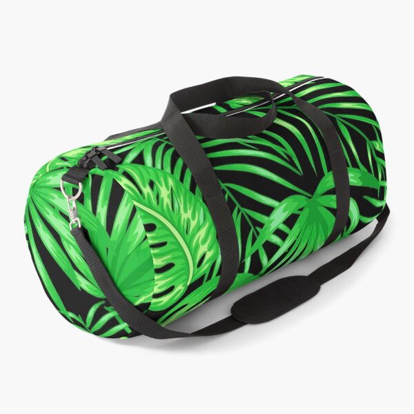 Item preview, Tropical Island-Style Palm Leaves Pattern On Black designed and sold by DEC02.